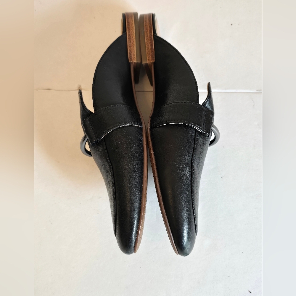 Linea Paolo Women's  Slip on Sliders Sandals Black Size 8 - Picture 9 of 13